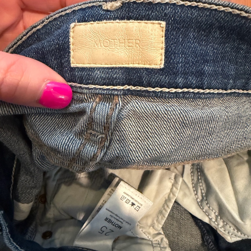 MOTHER The Insider Crop Jeans - Picture 6 of 8